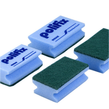 Ecolab Polifix Scrubbing Sponge губки с зеленым абразивом